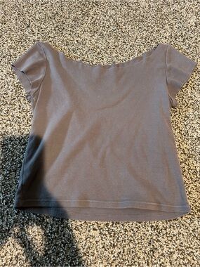 John Galt Women’s Scoop Neck Off the Shoulder Short Sleeve Top